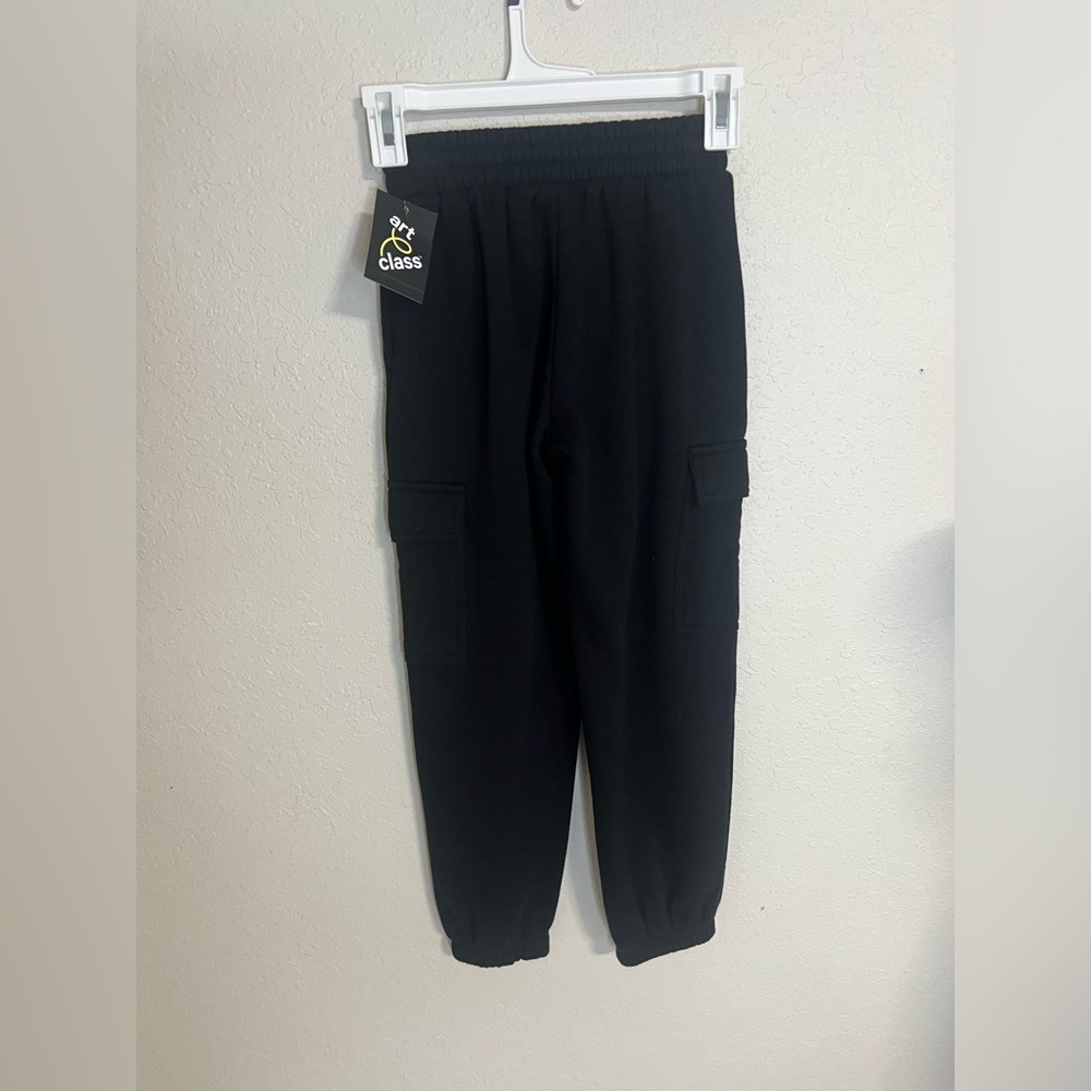 Art Class Black Kids Joggers Jogging Pants Size Small (6-7)